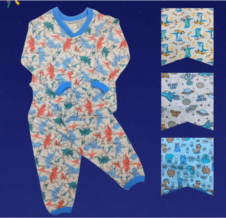 Pijama Manga Longa Estampado